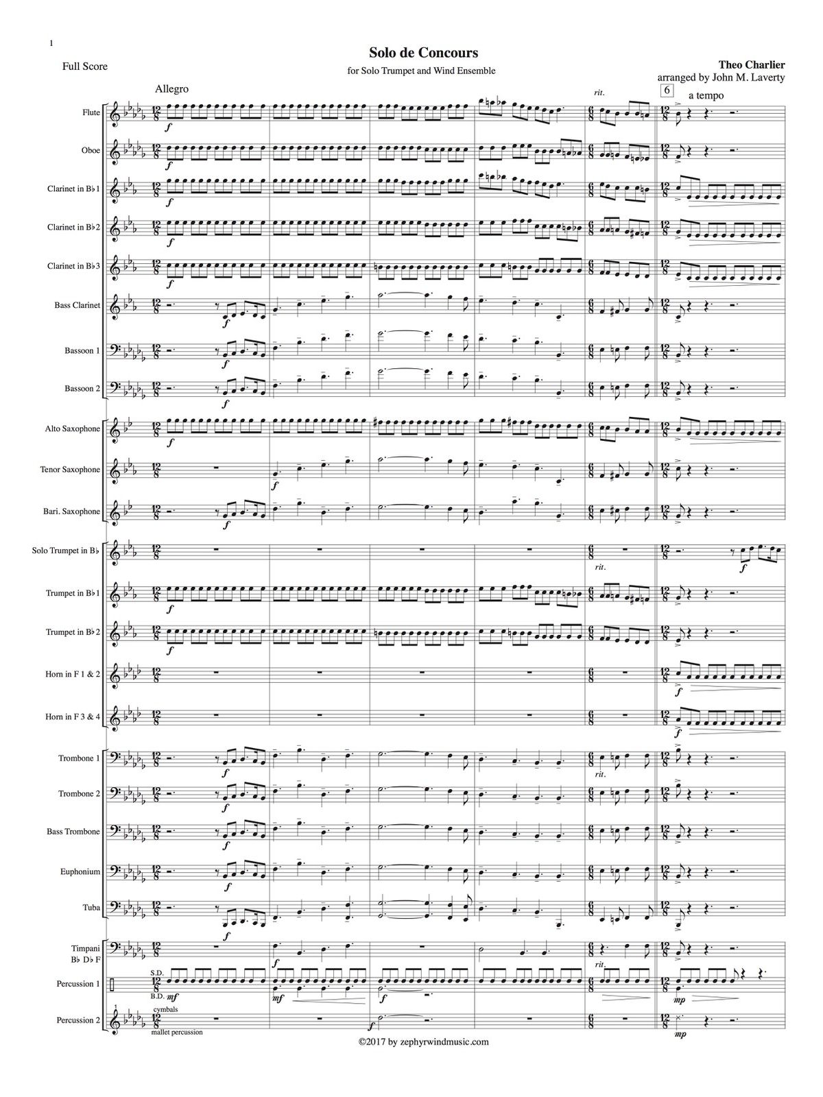 Charlier solo de concours trumpet pdf